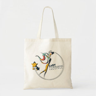 Canvas Tote with Lady Filmmakers Circle Logo