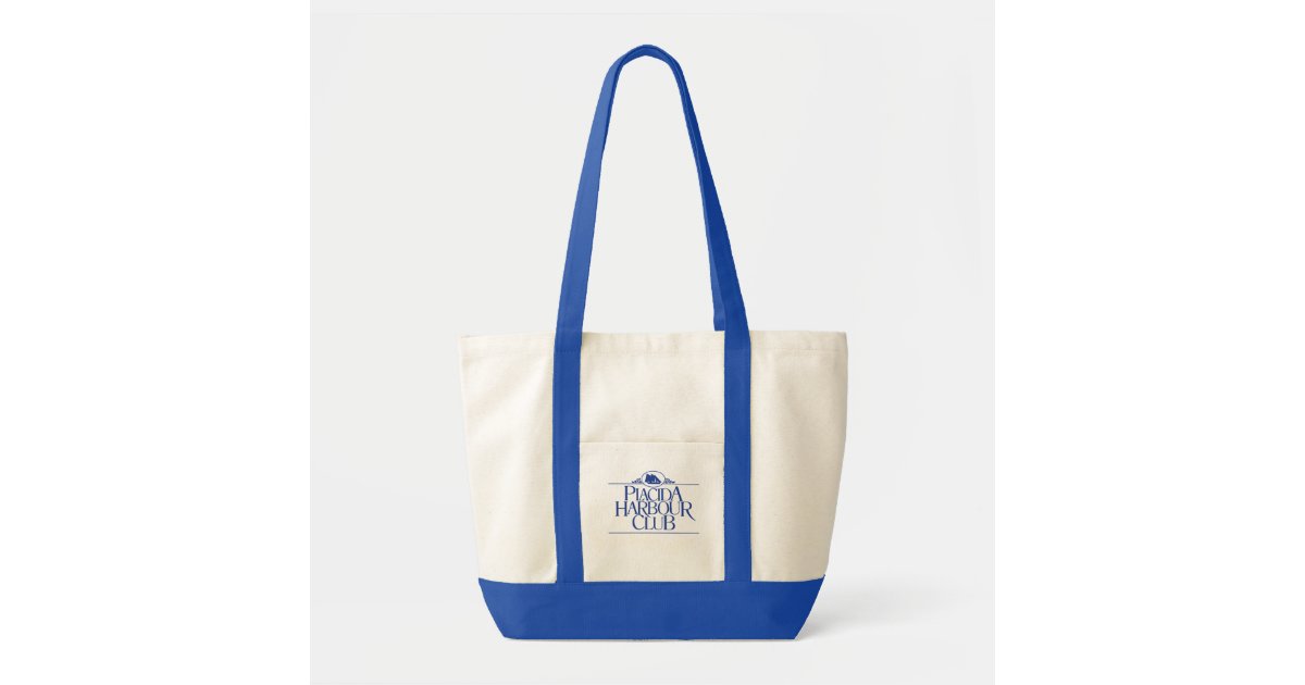 Canvas Tote with outside Pocket Zazzle