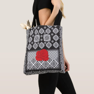 Canvas Tote with Zipper   Foldable & Leather Bags