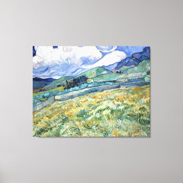 CANVAS | Van Gogh Landscape from Saint-Rémy Print (Front)