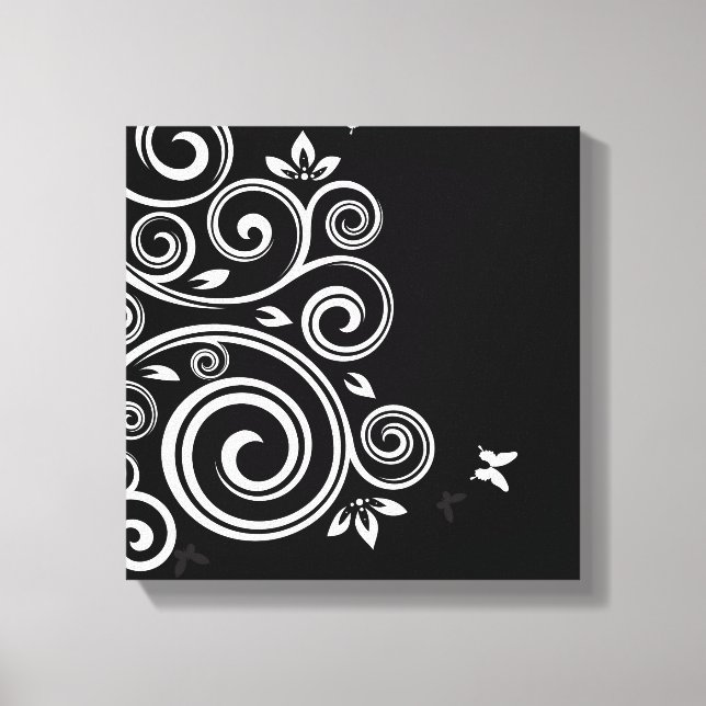 Canvas Wall Art-Art Deco Swirl (Front)