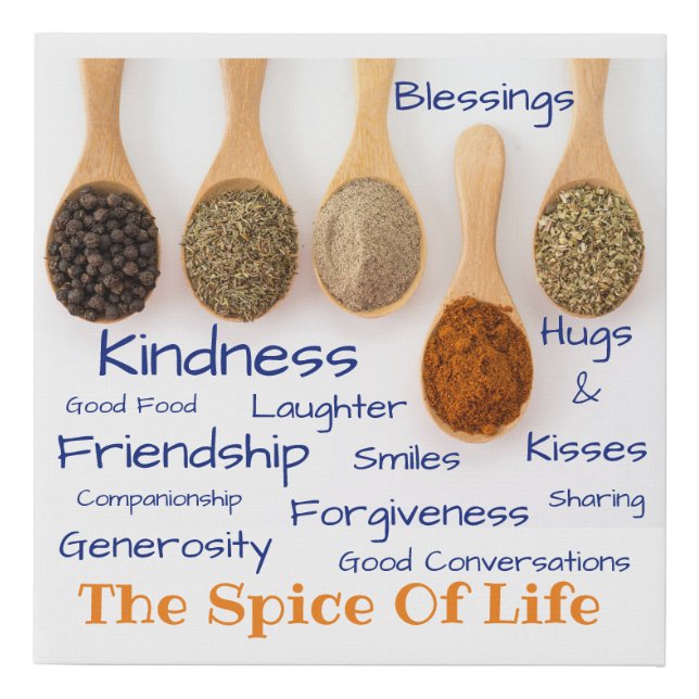 Canvas Wall Art-The Spice of Life (Front)