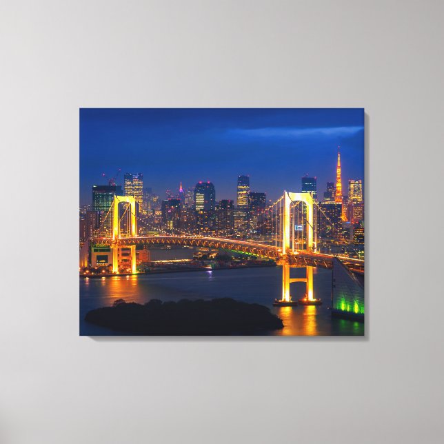 Canvas Wall Art-Tokyo Skyline Print (Front)