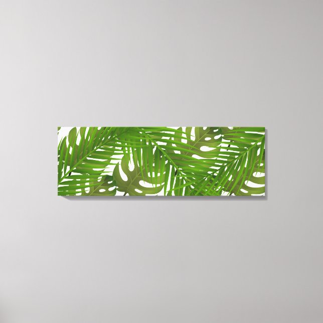 Canvas Wall Art-Tropical Leaves Print (Front)