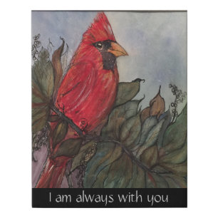 Canvas wall hanging of Cardinal