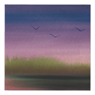Canvas Watercolor Landscape Art