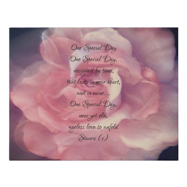 CANVAS WEDDING ENGAGEMENT DESIGN  (Front)