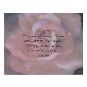 CANVAS wedding/engagement poem design