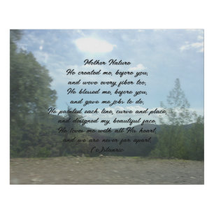 CANVAS WITH POEM DESIGN STYLE