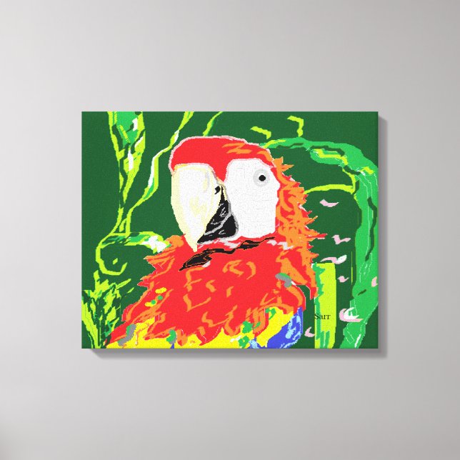 Canvas Wrap /A Parrot (Front)