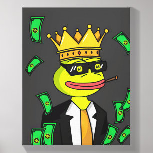 Canvas Wrap, Black Friday Pepe The Frog Mooney Art Canvas Photo Tile