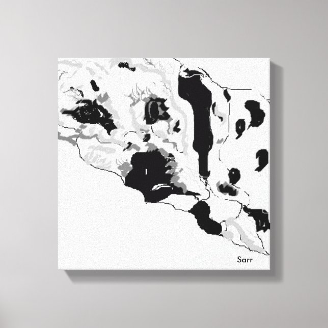 Canvas wrap Print/ Dalmatian Print (Front)