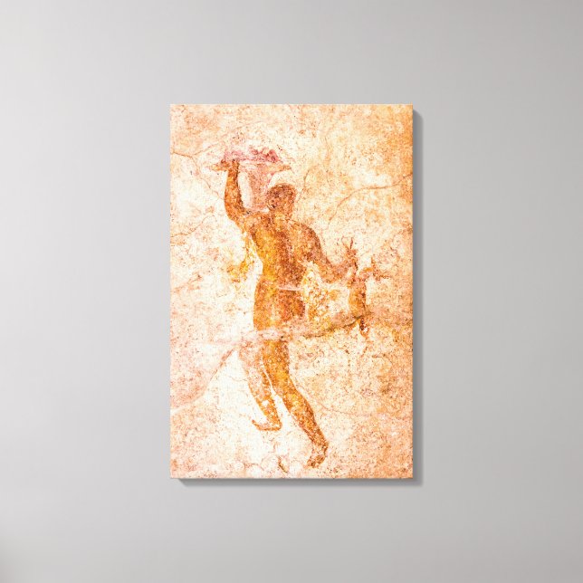 Canvas Wrap - Roman Fresco, Ancient Pompeii, Italy Print (Front)