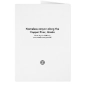 Canyon along the Copper (Back)