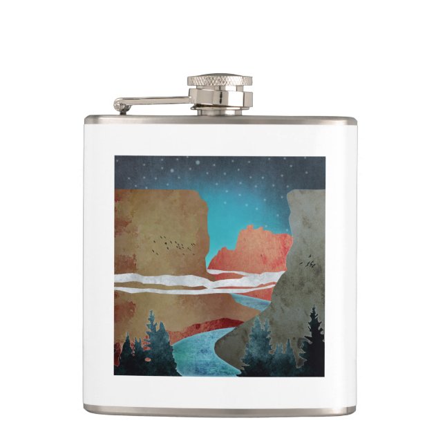Canyon Birds Flask (Front)