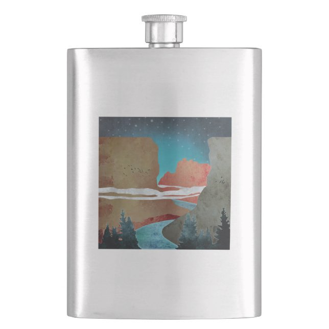 Canyon Birds Flask (Front)