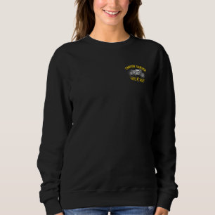 Canyon Carver Vintage Motorcycle Retro Distressed  Sweatshirt