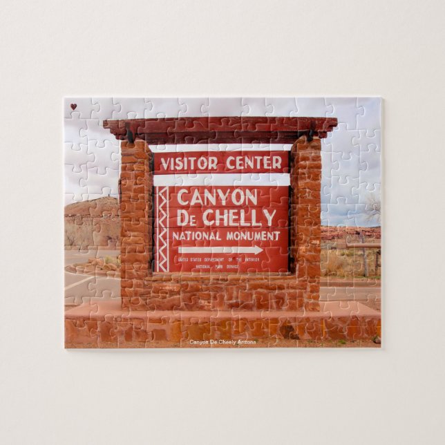 Canyon De Cheely Arizona Jigsaw Puzzle (Horizontal)