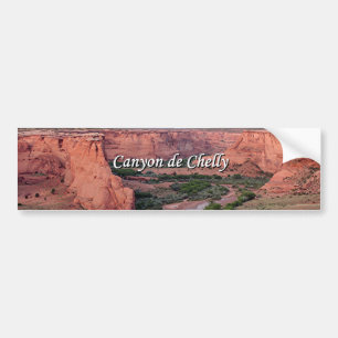 Canyon de Chelly, Arizona, at sunset Bumper Sticker