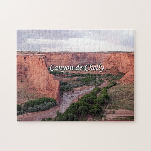 Canyon de Chelly Arizona at sunset Jigsaw Puzzle