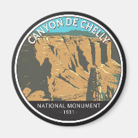 Canyon De Chelly National Monument Vintage Circle