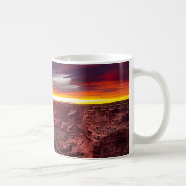 Canyon de Chelly, sunset, Arizona Coffee Mug (Right)