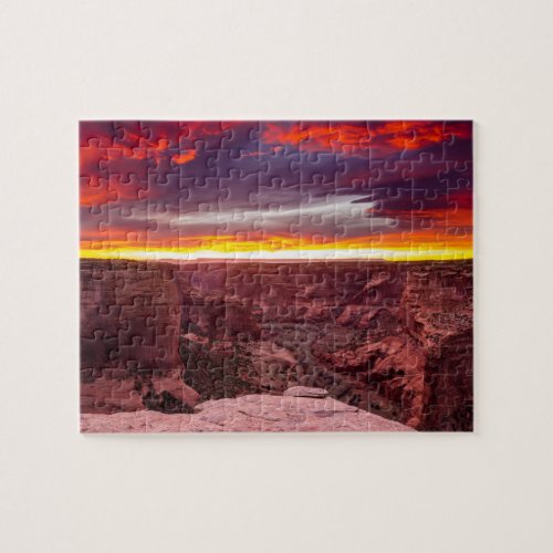 Canyon de Chelly sunset Arizona Jigsaw Puzzle