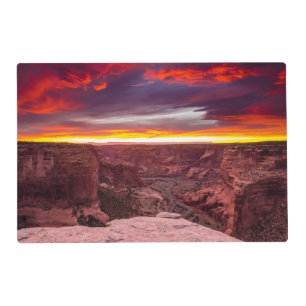 Canyon de Chelly, sunset, Arizona Placemat