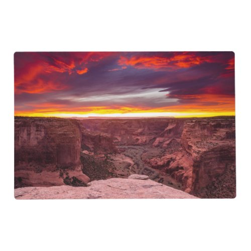 Canyon de Chelly sunset Arizona Placemat