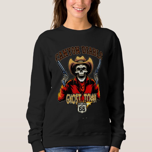 Canyon Diablo Ghost Town Wild West Railroad Camp B Sweatshirt (Front)