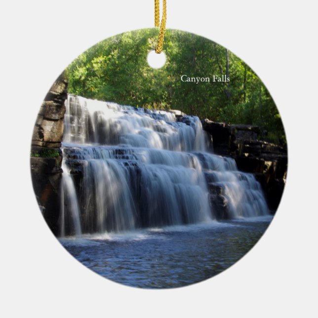 Canyon Falls ornament (Front)