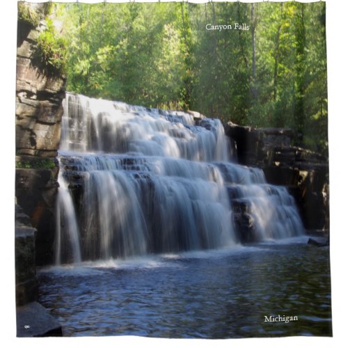 Canyon Falls shower curtain