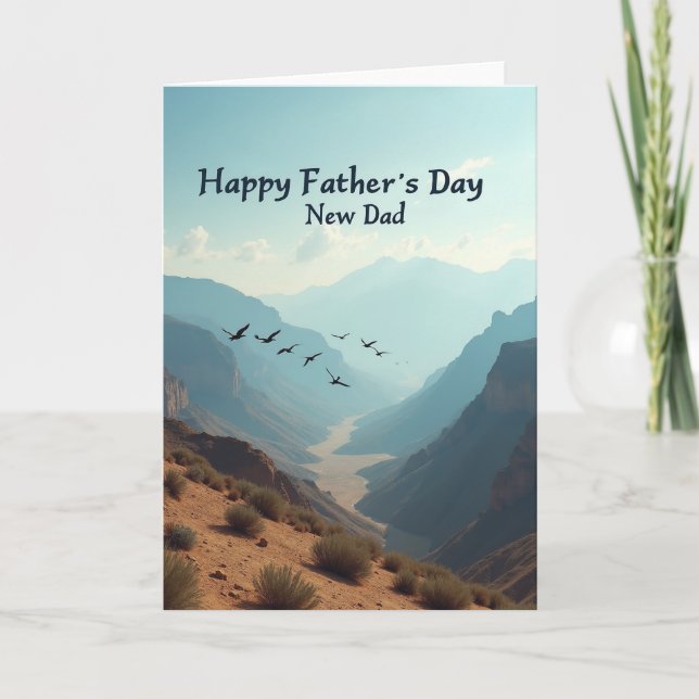 Canyon Fathers Day Card (Front)