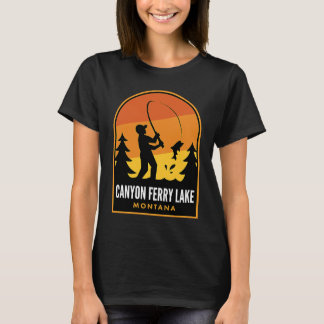 Canyon Ferry Lake Montana Fishing T-Shirt