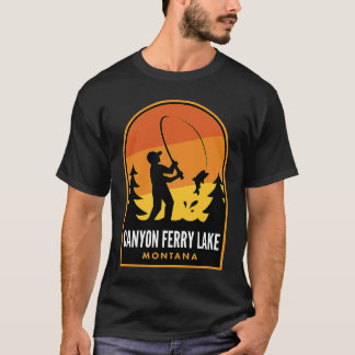 Canyon Ferry Lake Montana Fishing T-Shirt