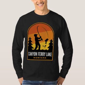 Canyon Ferry Lake Montana Fishing T-Shirt