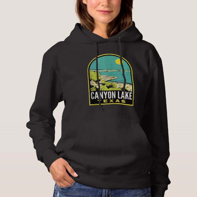 Canyon Lake Texas Vintage Travel Tank Top (Front)