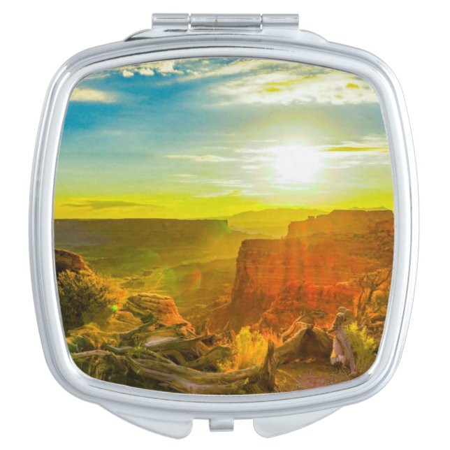 Canyon lands National Park Moab Utah Compact Mirror (Front)
