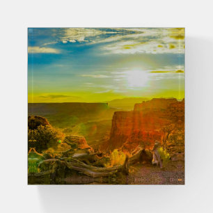 Canyon lands National Park Moab Utah Paperweight