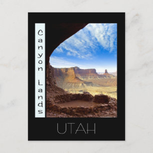 canyon lands, UTAH Postcard