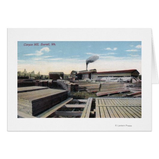 Canyon Lumber Mill Scene Cards (Front Horizontal)