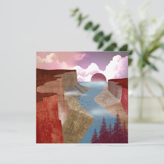 Canyon Ocean Landscape (Standing Front)