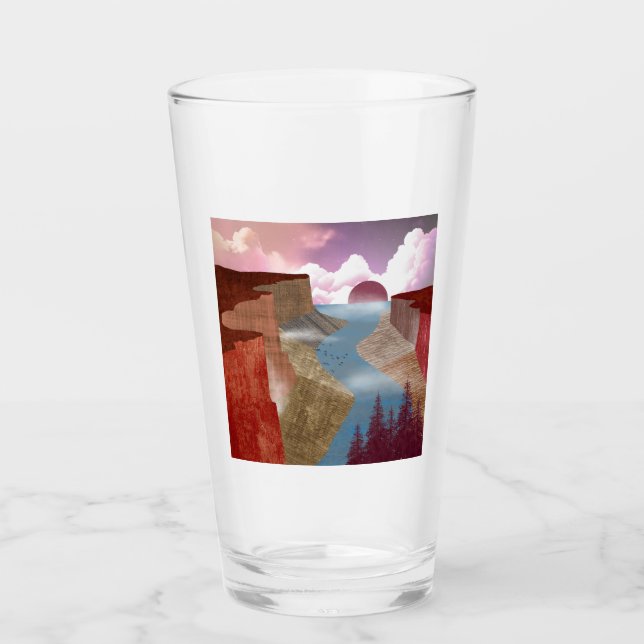 Canyon Ocean Landscape Glass (Front)