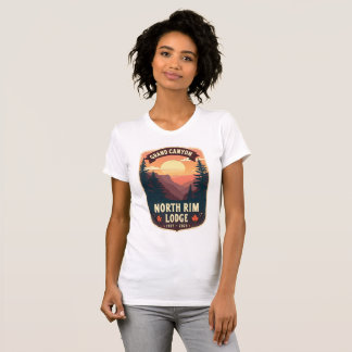 Canyon Ridge Lodge Retro Sunset National Park Gift T-Shirt