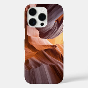 Canyon Wave Sandstone Pattern Earthy Tones iPhone 16 Pro Case