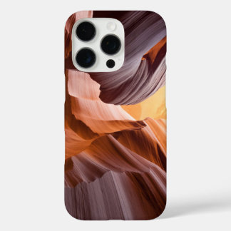 Canyon Wave Sandstone Pattern Earthy Tones iPhone 16 Pro Case