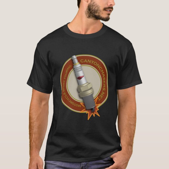 CanyonChasers Spark Plug T-Shirt (Front)