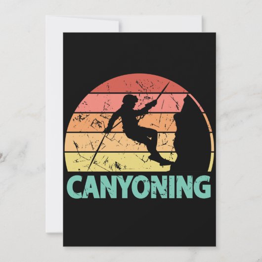 Canyoning Canyoneer Rappelling Canyoneering (Front)