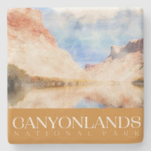 Canyonlands Coaster, National Park Stone Coaster