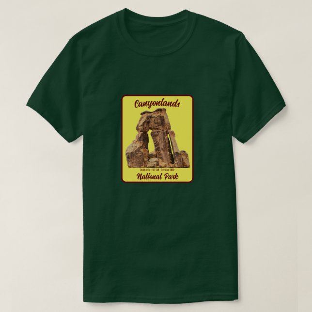 Canyonlands N.P. Druid Arch T-shirt (Design Front)